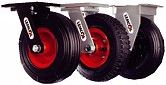Lemcol Cushioned Tyred Castors
